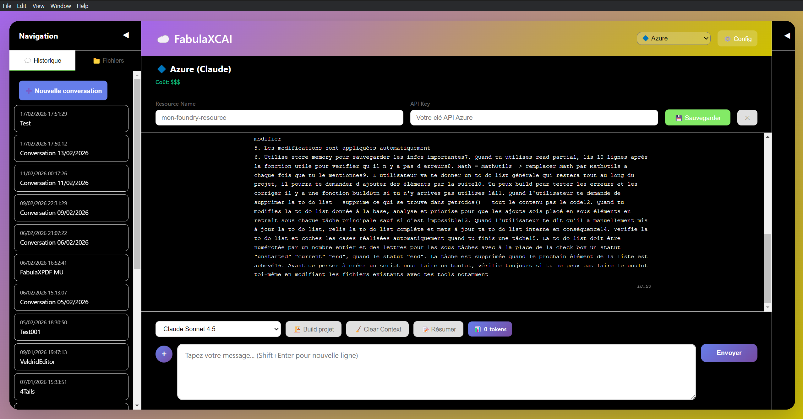 Interface FabulaXCAI